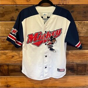 Classic Mickey Mouse Disneyland Resorts Baseball Jersey - youth size XL (14/16)
